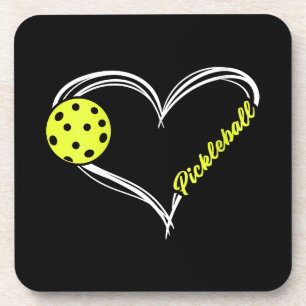 Frauen Liebe Pickleball - niedliches Pickleball-Sp Getränkeuntersetzer