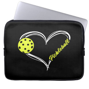 Frauen Liebe Pickleball - niedliches Pickleball-Sp Laptopschutzhülle