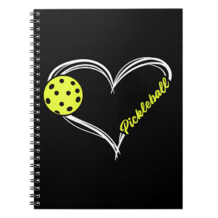 Frauen Liebe Pickleball - niedliches Pickleball-Sp Notizblock