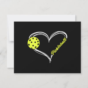 Frauen Liebe Pickleball - niedliches Pickleball-Sp RSVP Karte