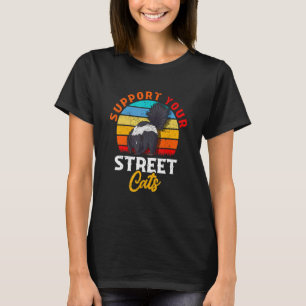 Frauen lieben Cat Holder Cat unterstützen Ihre Str T-Shirt