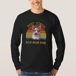 Frauen lieben Hundehalter Beste Hündin Mama Corgi T-Shirt