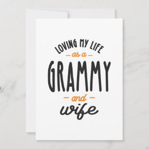 Frauen lieben mein Leben als Grammy und Ehefrau Dankeskarte