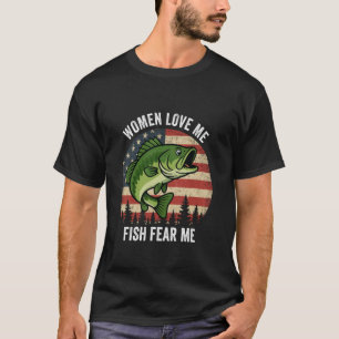 Frauen lieben mich Fische fürchten mich Lustiges A T-Shirt