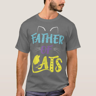Frauen Liebliche Katze Katze Liebhaber Vater Katze T-Shirt