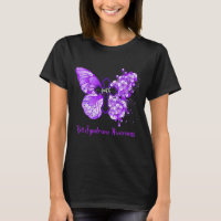 Frauen Lila Butterfly Faith Rett Syndrom Awaren