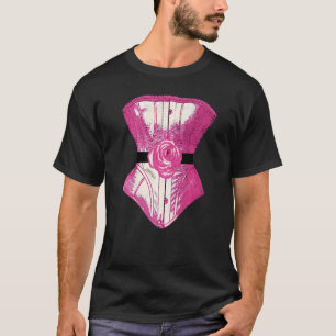 Frauen Lila Rose Corset Look T-Shirt