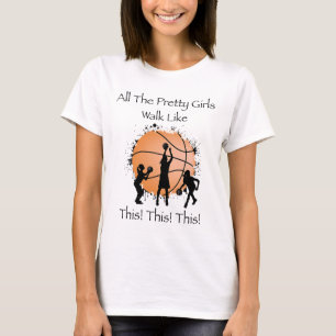 Frauen lustig, alle Hübschen Mädchen laufen wie di T-Shirt