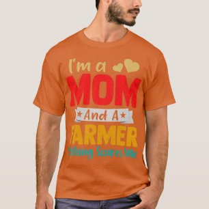 Frauen lustig, ich bin eine Mama und ein Bauer, de T-Shirt