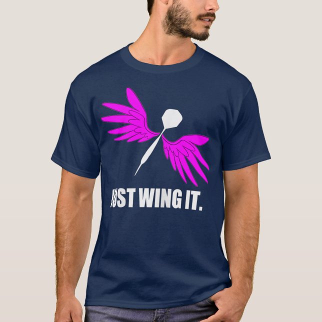 Frauen lustig, wie ich Darts Teammate Dart spiele T-Shirt (Vorderseite)