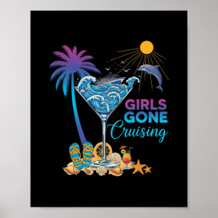 Frauen Mädchen auf Kreuzfahrt-Trip 2026 Kreuzfahrt Poster