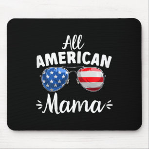 Frauen Mädchen ganz Amerika 4. Juli Mousepad