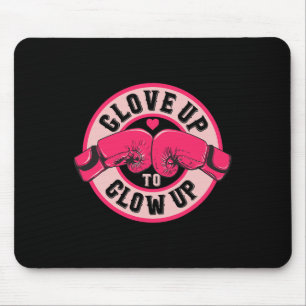 Frauen Mädchen Handschuh Up To Glow Up Damen Boxen Mousepad