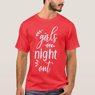 Frauen Mädchen Nacht Out Süße Hochzeit Passend Fri T-Shirt