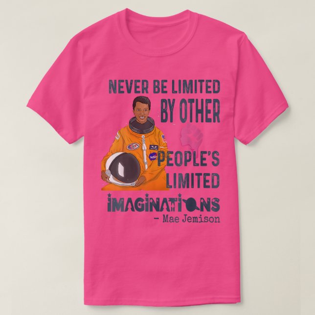 Frauen Mae Jemison American Black Woman Astronauti T-Shirt (Design vorne)