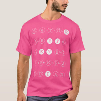 Frauen Magical Latin Sator Square Sator Arepo Tene T-Shirt