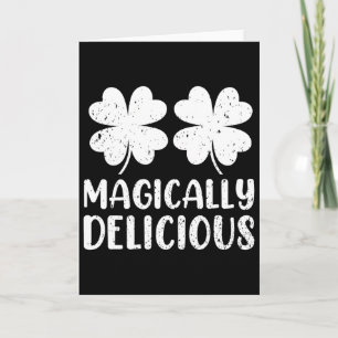 Frauen Magisch leckerer St. Patricks Day Karte