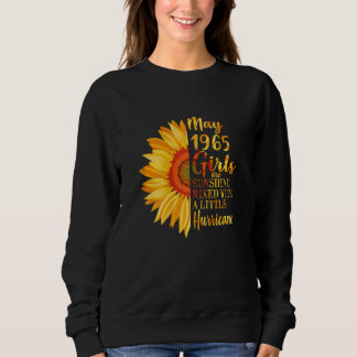 Frauen Mai Mädchen 1965 57. Geburtstag 57 Jahre al Sweatshirt