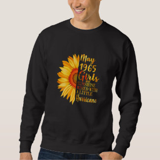 Frauen Mai Mädchen 1965 57. Geburtstag 57 Jahre al Sweatshirt