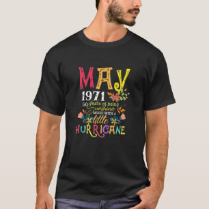 Frauen Mai Mädchen 1971 Funny 50. Geburtstag 50 Ja T-Shirt
