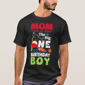 Frauen Mama des großen Einen Geburtstag Junge Ange T-Shirt