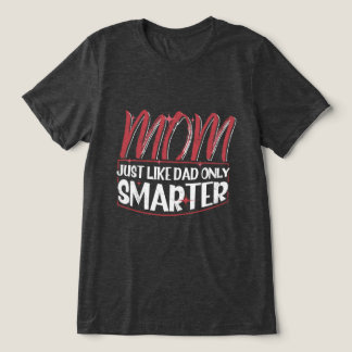 Frauen Mama, genau wie mein Vater, aber schlauer Tri-Blend Shirt