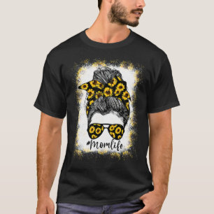 Frauen Mama Leben Mütter Tag Sonnenblumen Print Ma T-Shirt