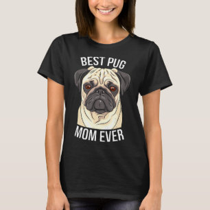 Frauen Mama mit dem besten Mops je Geschenk Nieder T-Shirt