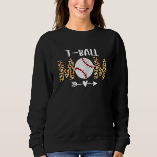 Frauen Mama Tball Mama Leopard für Frauen B Sweatshirt