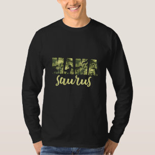 Frauen Mamasaurus Camouflage T Rex Dinosaur Famili T-Shirt