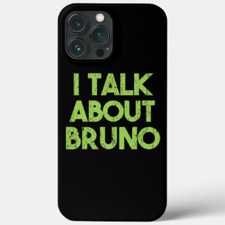 Frauen Männer Ich rede über Bruno Funny Kids Jungs Case-Mate iPhone Hülle