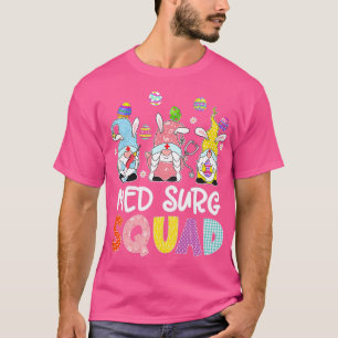 Frauen Med Surg Squad Bunny Gnome Eggs Jagd Nur T-Shirt