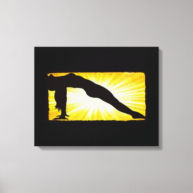 Frauen Meditation Zen Leinwand Mauer Kunst (Vorderseite)