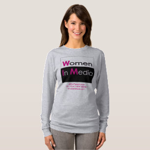 Frauen Medium-im langen Hülsen-T-Shirt T-Shirt