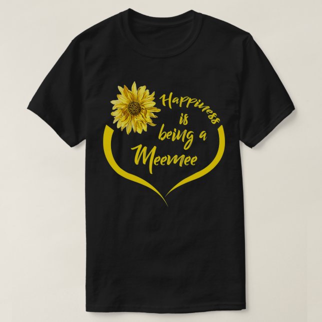 Frauen Meemee Geschenk Glück ist ein Meemee-Pre T-Shirt (Design vorne)