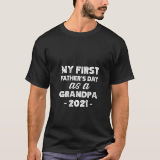 Frauen Mein erster Vater ist als Großvater 2021 V  T-Shirt