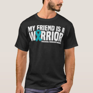 Frauen Mein Freund ist ein Krieger Trigeminusneura T-Shirt