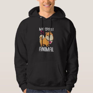 Frauen mein Geist Tier Spitz Hund I Liebe Mama Hoodie