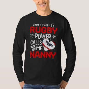 Frauen Mein Lieblings-Rugby-Spieler nennt mich Kin T-Shirt