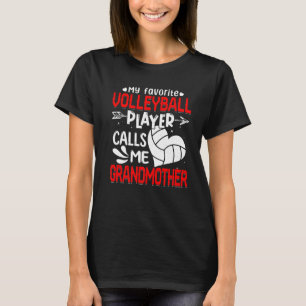 Frauen Mein Lieblings-Volleyball-Spieler nennt mic T-Shirt