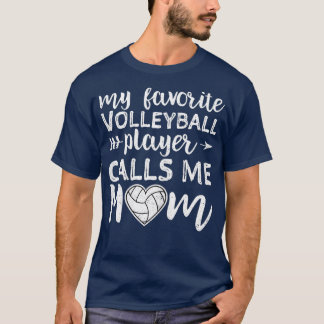 Frauen Mein Lieblings-Volleyball-Spieler nennt mic T-Shirt