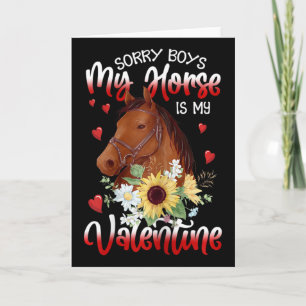 Frauen Mein Pferd Ist Mein Valentinstag Pferdelieb Karte