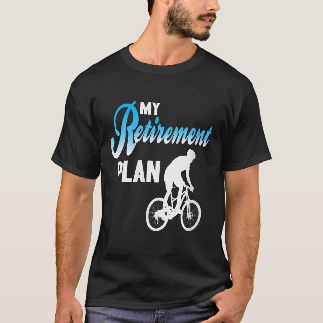 Frauen mein Ruhestand Funny Cycling Spaß Acti T-Shirt (Vorderseite)