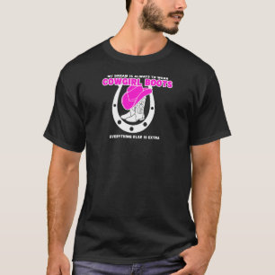 Frauen mein Traum ist immer Kuhgirl Stiefel gefütt T-Shirt