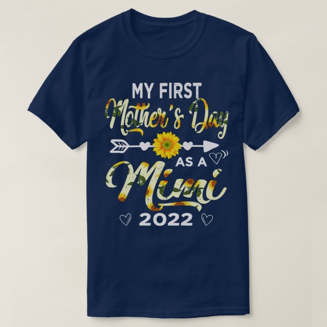 Frauen Meine ersten Mütter als Mimi 2022 Shirt (Design vorne)