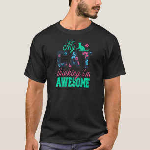 Frauen Meine Katze denkt, ich bin ein großartiger T-Shirt