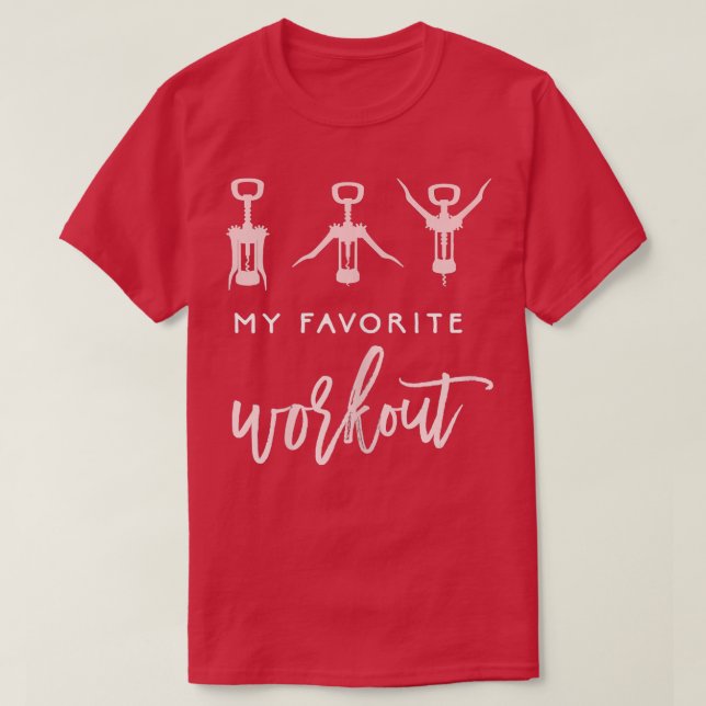 Frauen meine Lieblingsbeschäftigung Funny Wine Fra T-Shirt (Design vorne)
