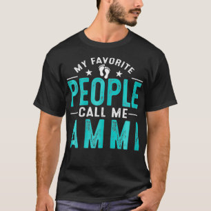 Frauen Meine Lieblingsmenschen Nennen Mich Ammi Vi T-Shirt