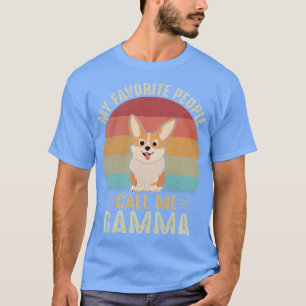 Frauen Meine Lieblingsmenschen nennen mich Gamma N T-Shirt