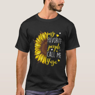 Frauen Meine Lieblingsmenschen nennen mich Yaya Om T-Shirt